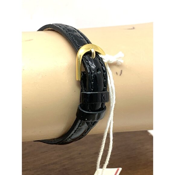 Pulsar Women's Watch VX83-X002 Vintage Quartz White Dial Day Date Black Leather - Picture 9 of 13